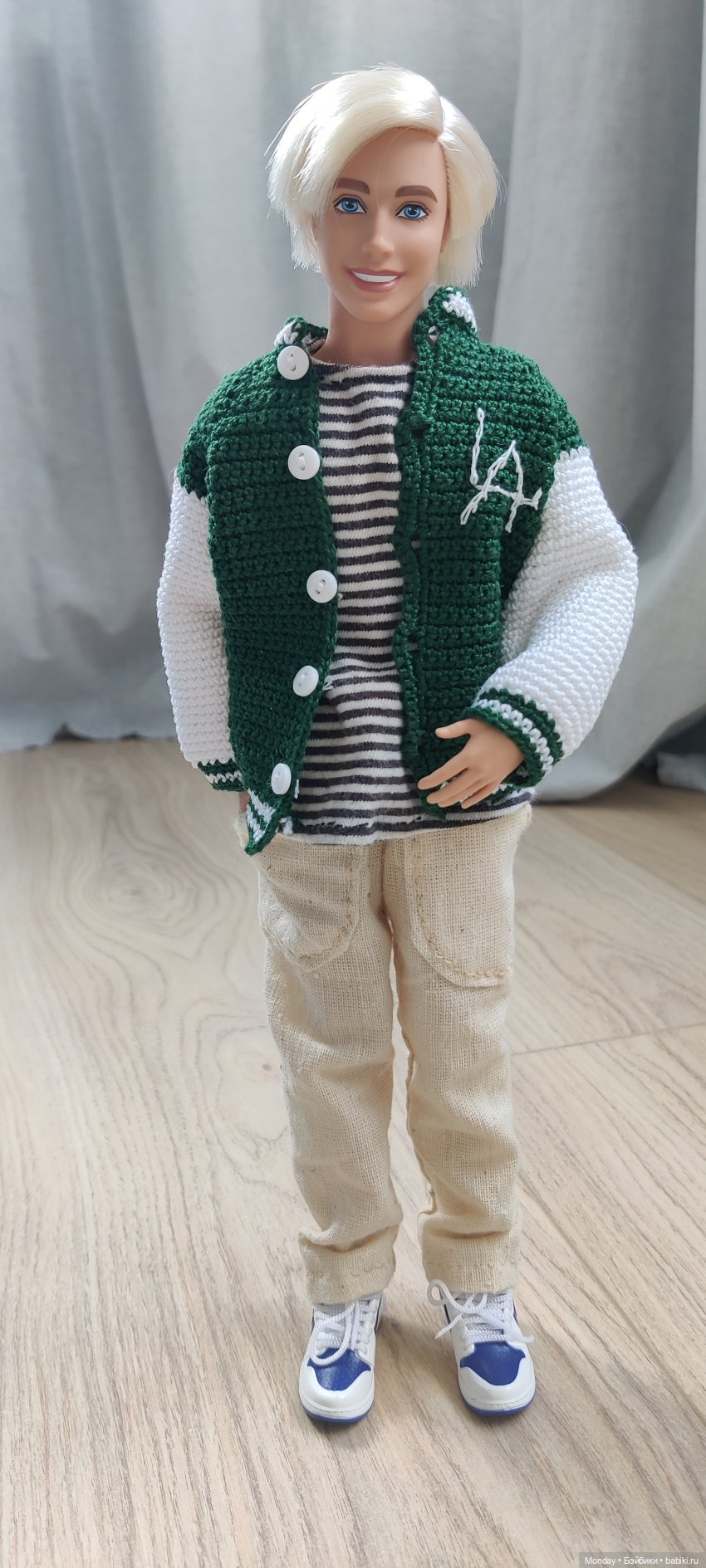 Вот мой Кен. Многим не нравится его улыбка, а мне наоборот очень нравится этот приветливый парень.