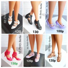 Обувь для кукол Барби / Barbie / более 100 видов - Пышка, Высокая, Poppy Parker