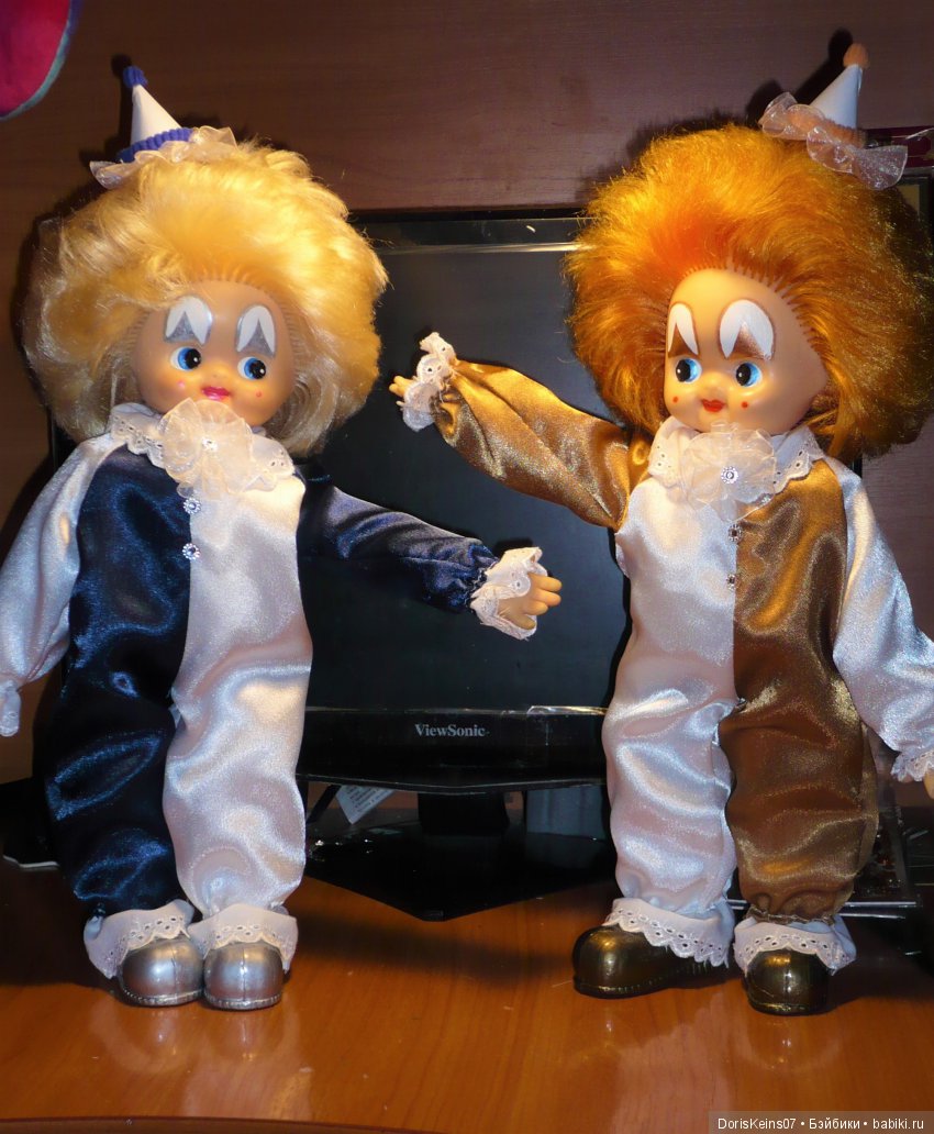 Цирк уехал, Клоуны — Реставрация и преображение кукол: ремонт