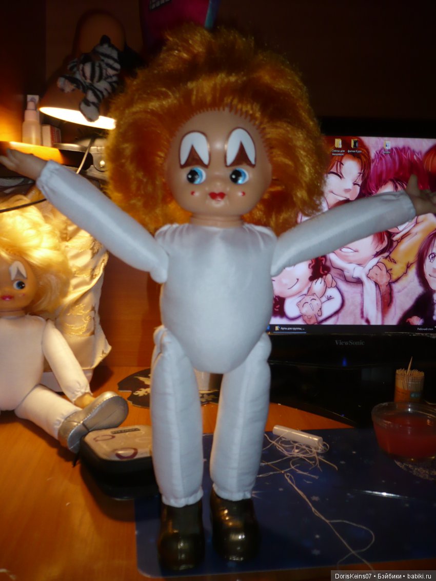 Цирк уехал, Клоуны — Реставрация и преображение кукол: ремонт