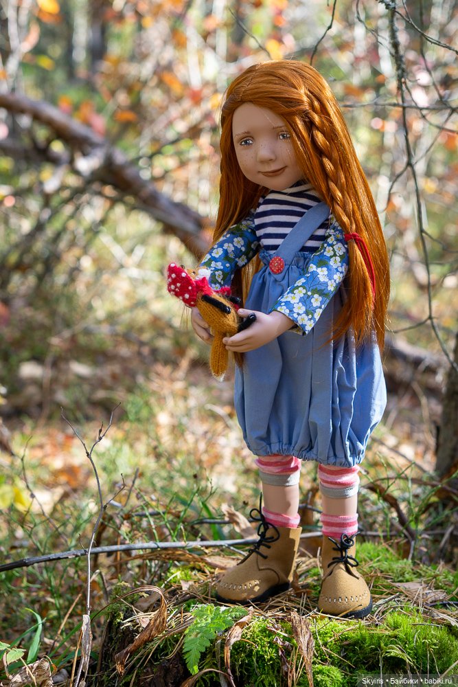 Zwergnase Ann-Maja: девочка осень и лисенок (фото 5)