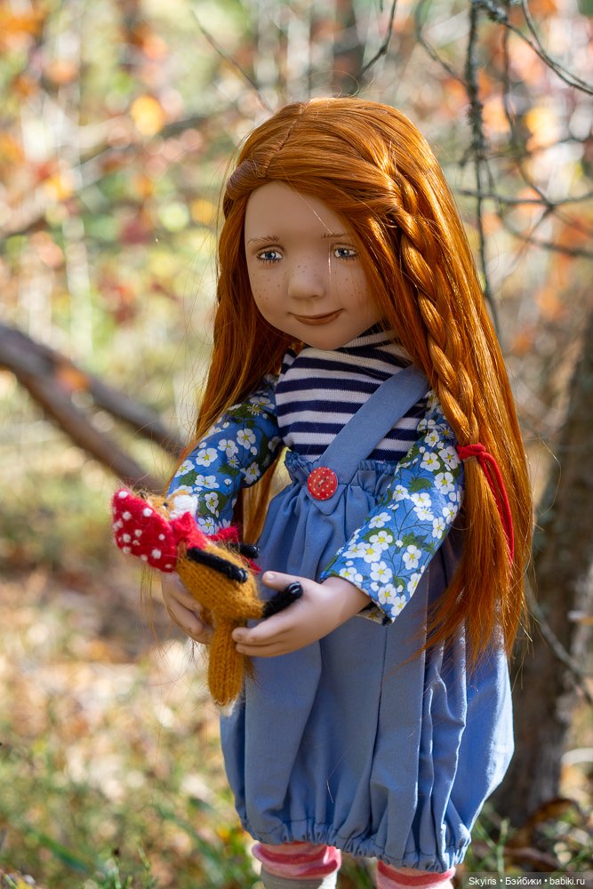 Zwergnase Ann-Maja: девочка осень и лисенок (фото 6)