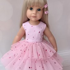 "Зефирное " платье для кукол готц