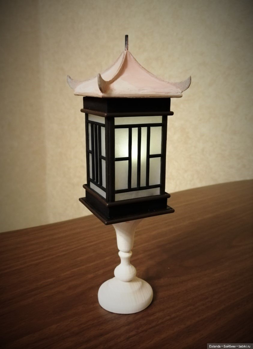 Фонарик в китайском стиле для авторской куклы