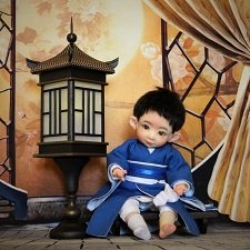 Фонарик в китайском стиле для авторской куклы