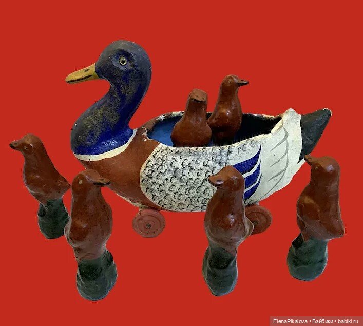 Антикварные игрушки из папье-маше | Бэйбики Антикварные игрушки из папье-маше (фото 8)