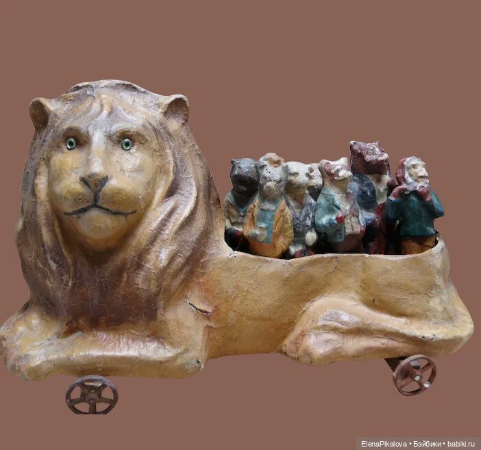 Антикварные игрушки из папье-маше | Бэйбики Антикварные игрушки из папье-маше (фото 7)