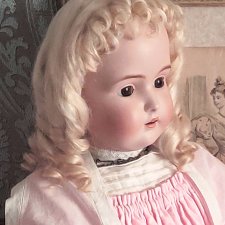 Парик для антикварной куклы