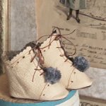 Туфли  для антикварной куклы