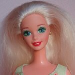 Барби рождественская Happy Holidays Barbie Doll 1995, нюд
