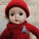 Американский малыш из хард пластика с кивающей головой