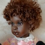 Шоколадная Анжела  от Dollshe craft.  .