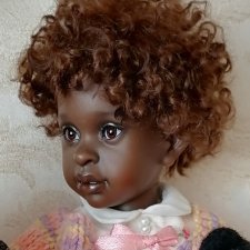 Шоколадная Анжела  от Dollshe craft.  .