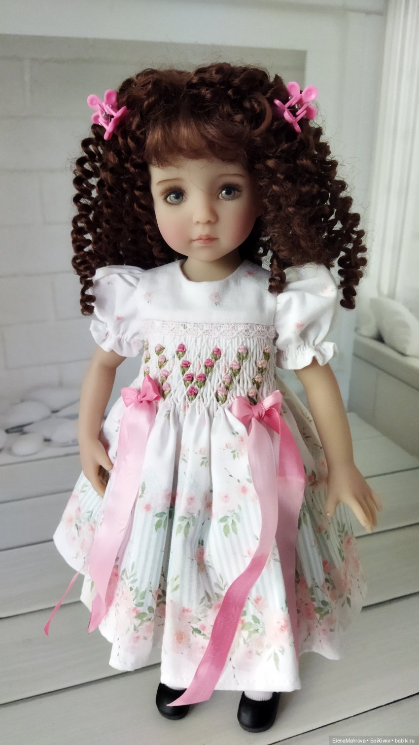 Задумчивая сероглазка — Куклы Dianna Effner (Эффнер) из винила: Little Darling (фото 8)