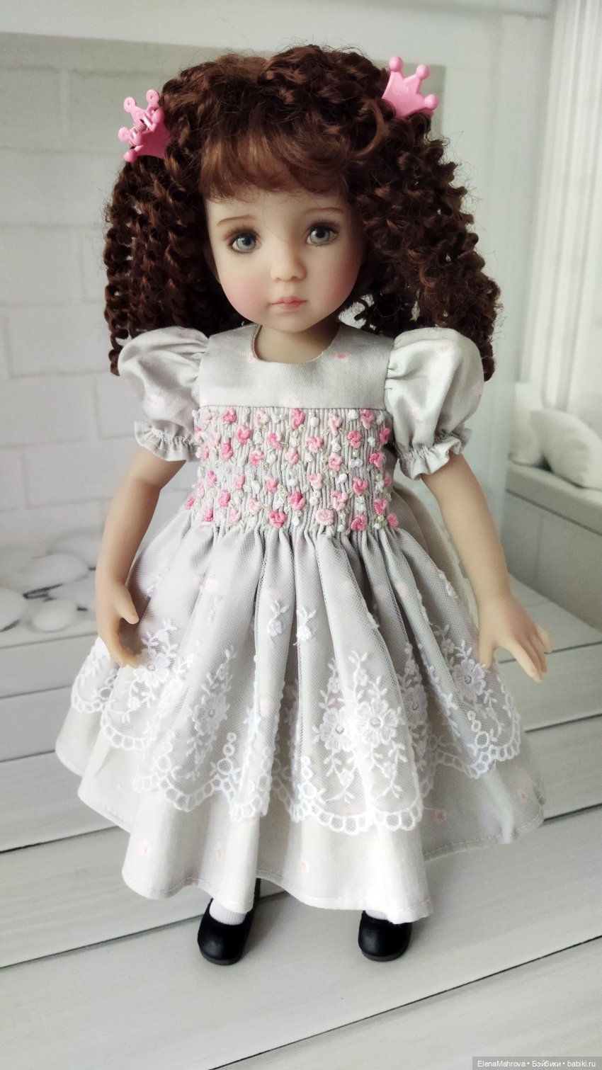 Задумчивая сероглазка — Куклы Dianna Effner (Эффнер) из винила: Little Darling (фото 5)