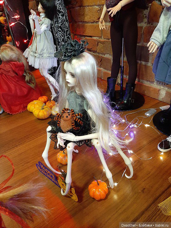 Хэллоуинская вечеринка: тыквы, звери, птицы и духи