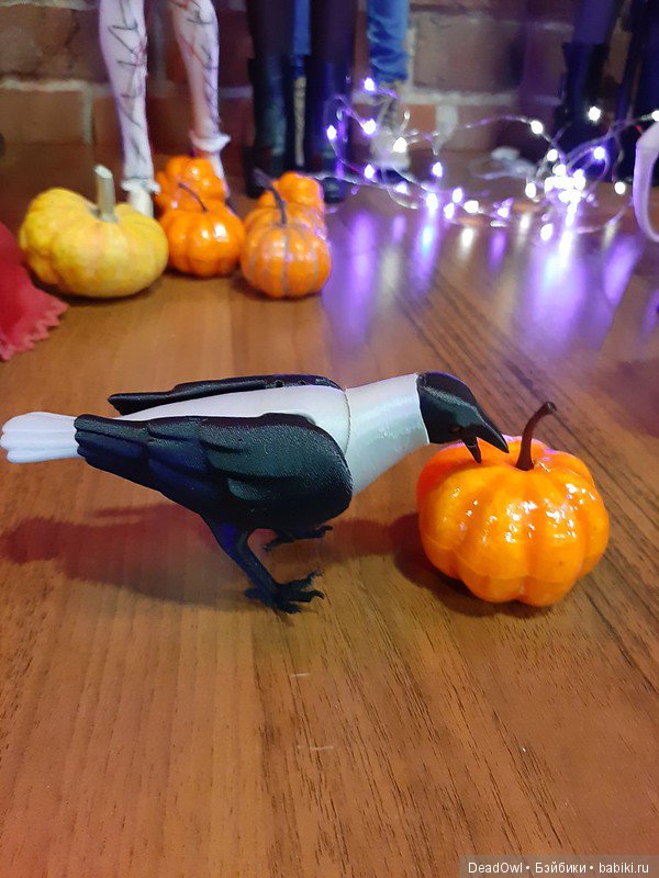 Хэллоуинская вечеринка: тыквы, звери, птицы и духи