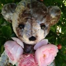 Первая мишка с наполнением из опилок