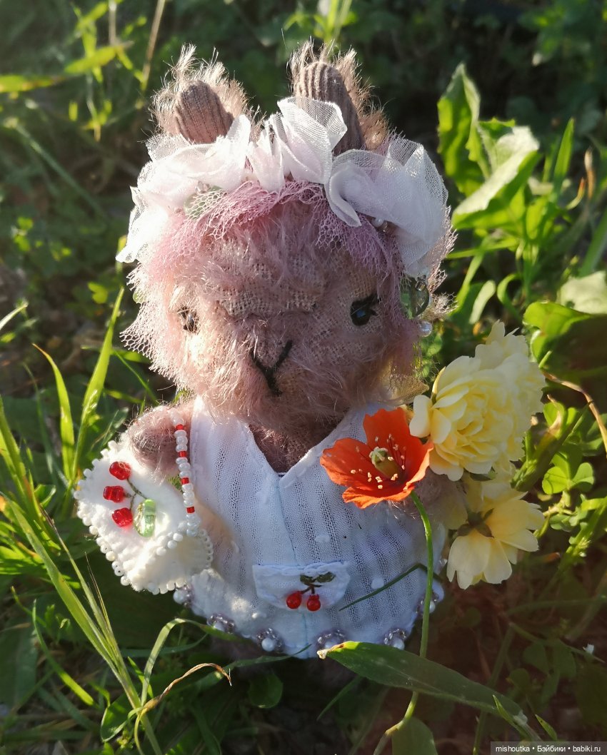 Заенька Вишенка — Авторские мишки Тедди и друзья: фото (фото 8)