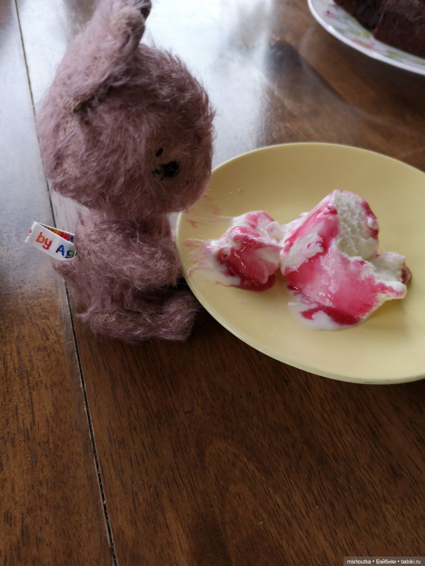 Заенька Вишенка — Авторские мишки Тедди и друзья: фото (фото 4)