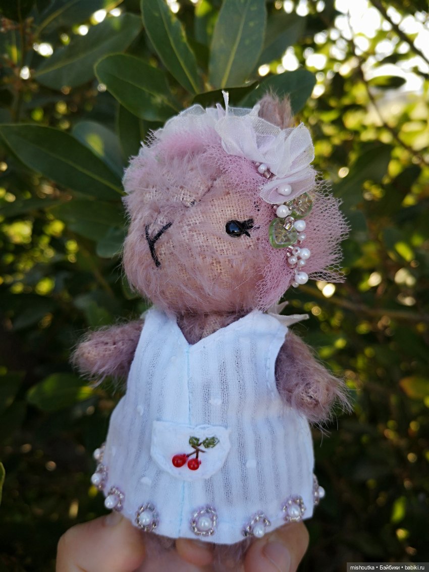 Заенька Вишенка — Авторские мишки Тедди и друзья: фото