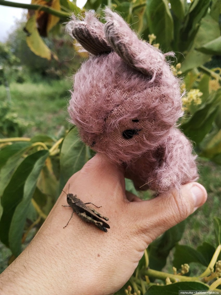 Заенька Вишенка — Авторские мишки Тедди и друзья: фото (фото 3)