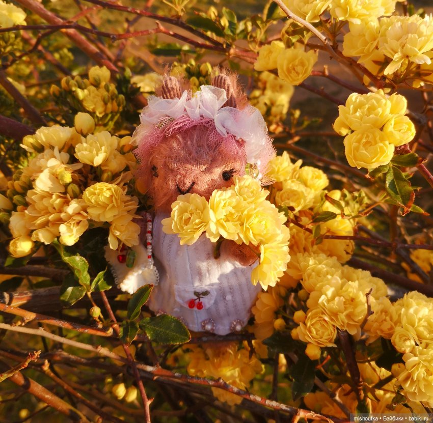 Заенька Вишенка — Авторские мишки Тедди и друзья: фото (фото 9)