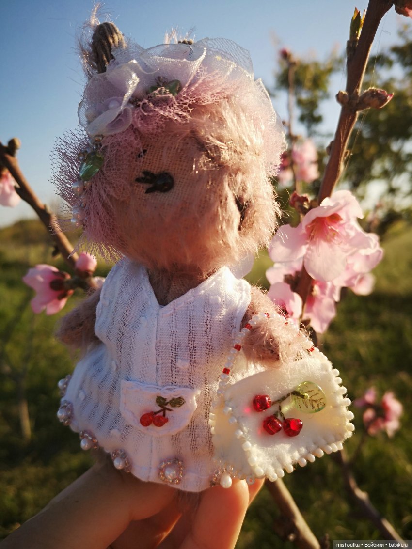 Заенька Вишенка — Авторские мишки Тедди и друзья: фото