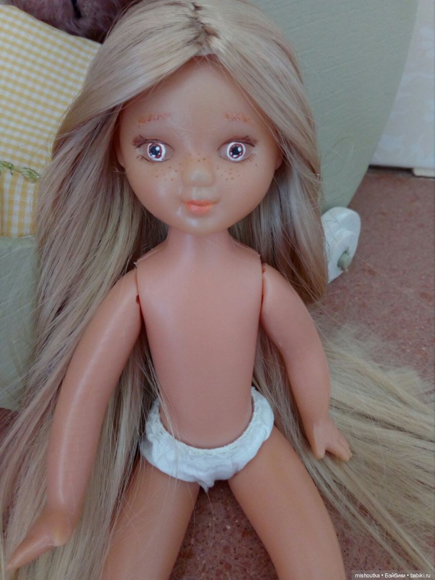 Первый парик для куклы Алёнки своими руками (фото 3)