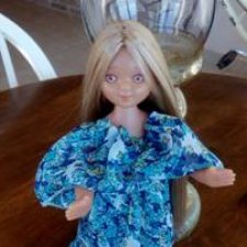 Первый парик для куклы Алёнки своими руками