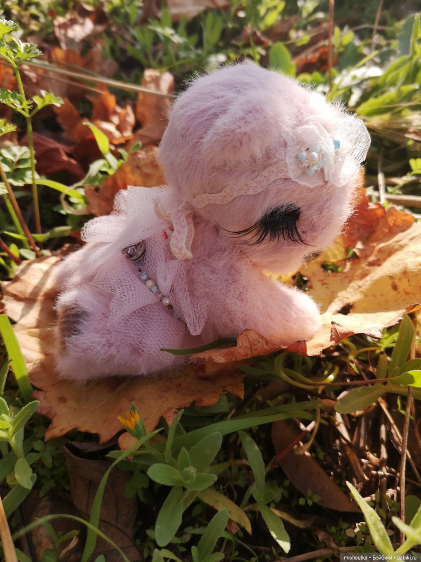 Розовая мишка — Авторские мишки Тедди и друзья: фото (фото 3)