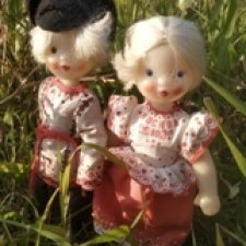 Советские куколки  Олимпиада 80 "сладкая парочка"