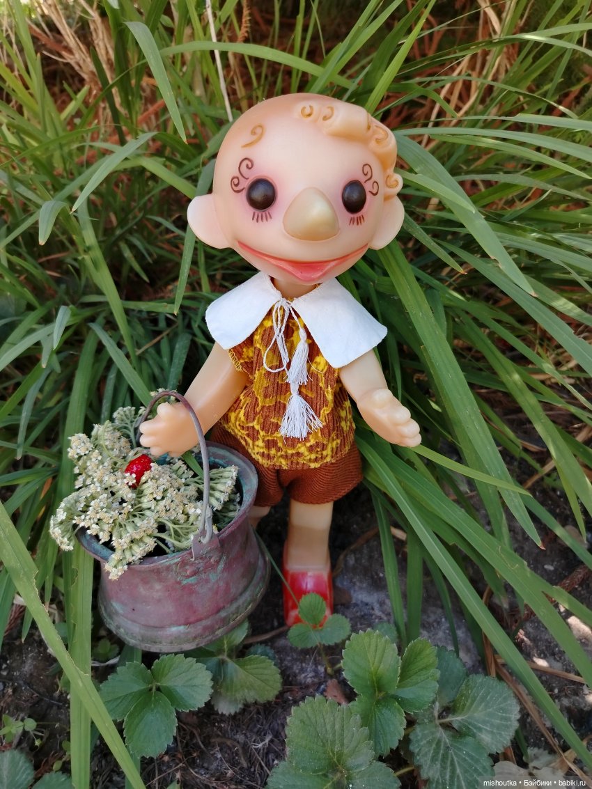 Синеглазка и Буратино | Бэйбики Синеглазка и Буратино — Советские винтажные куклы (СССР): Ленигрушка