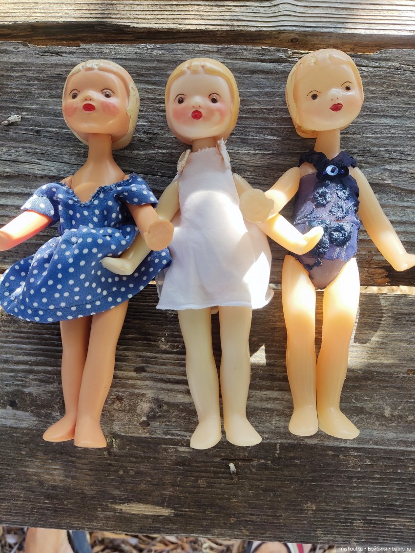 Три советские сестрёнки — Игрушки СССР и советского детства: резиновые