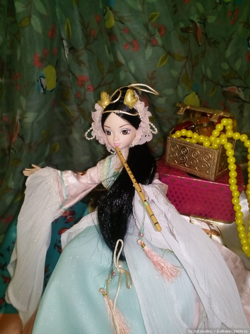 Кукла с флейтой, восточная принцесса, красавица, Kurhn,