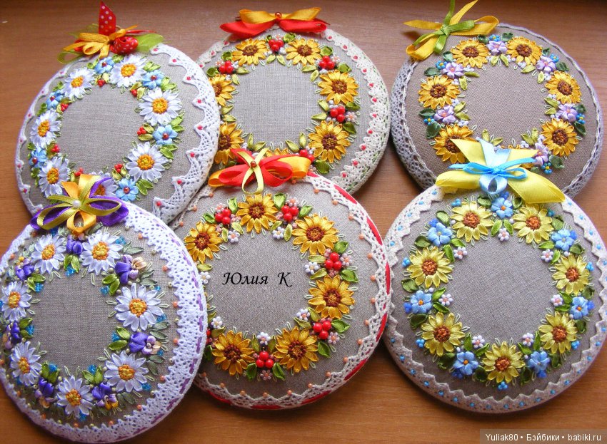 Моё творчество - вышивка лентами (фото 8)