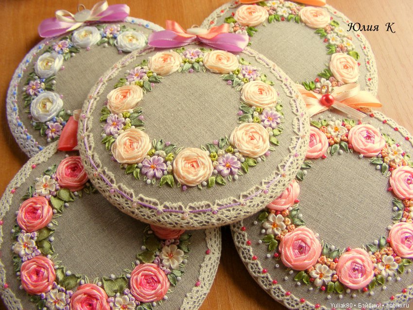 Моё творчество - вышивка лентами (фото 9)