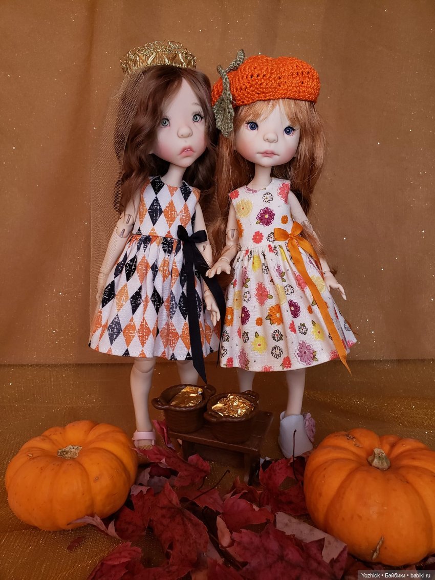 О тыквах... Размышления. Октябрьские покупки с Лилу и Динкой