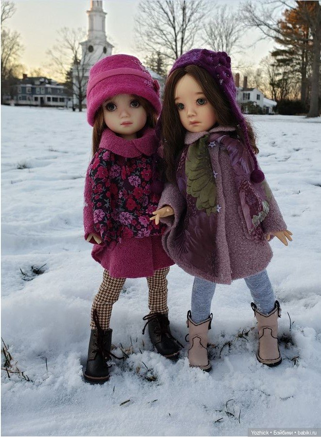 Немножко зимних прогулок в городке и возле дома