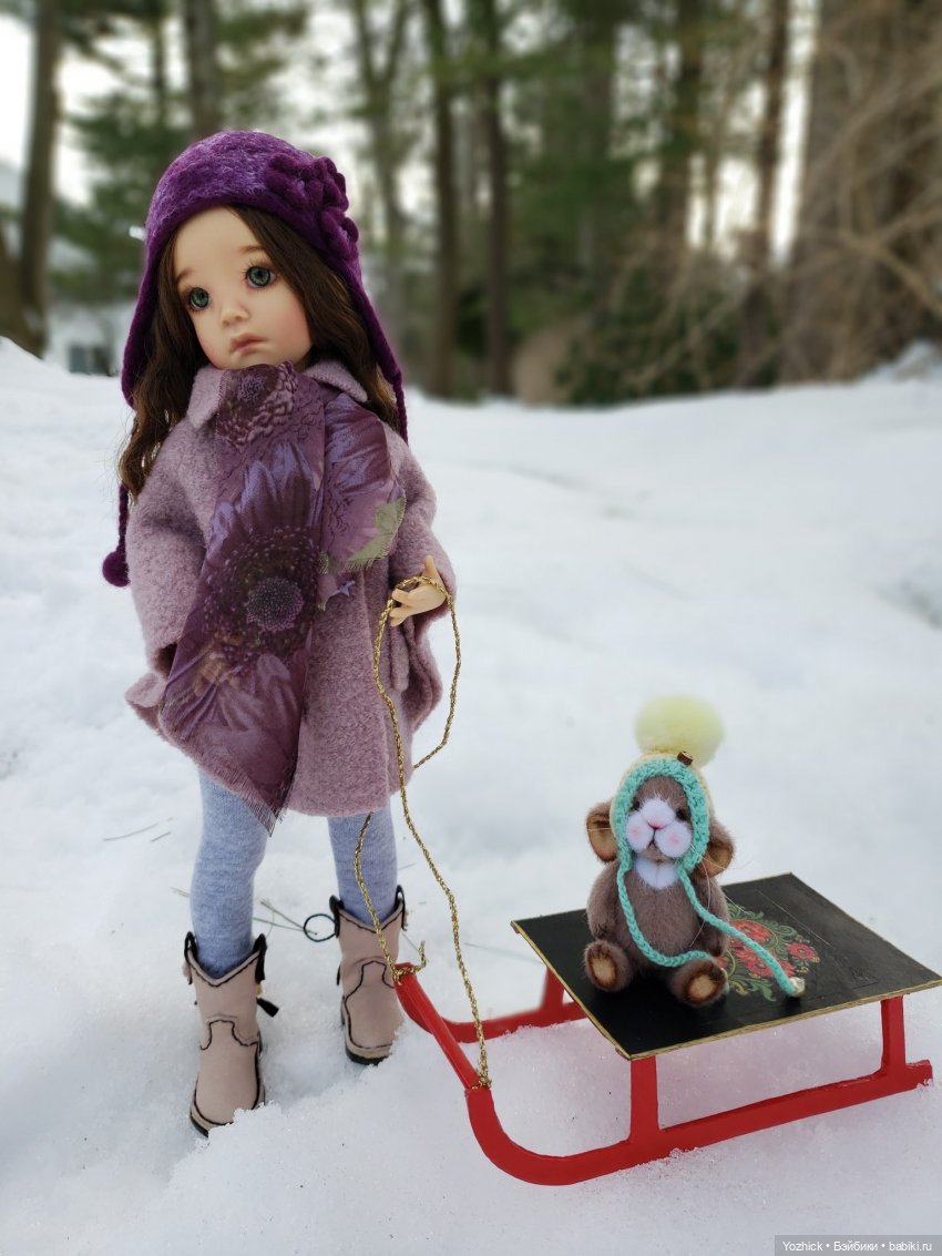 Немножко зимних прогулок в городке и возле дома