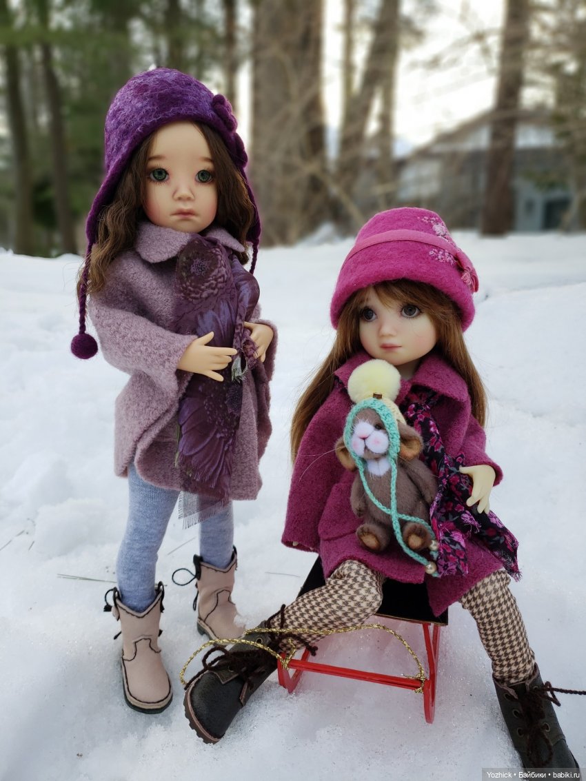 Немножко зимних прогулок в городке и возле дома