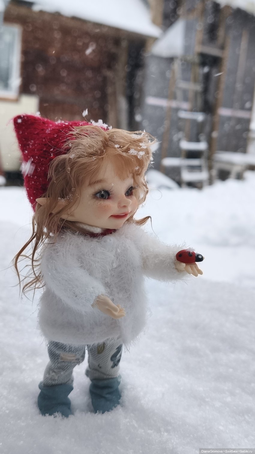 Лесной эльф зимой — Куклы Fairyland (ФэйриЛэнд): BJD (БЖД) (фото 4)