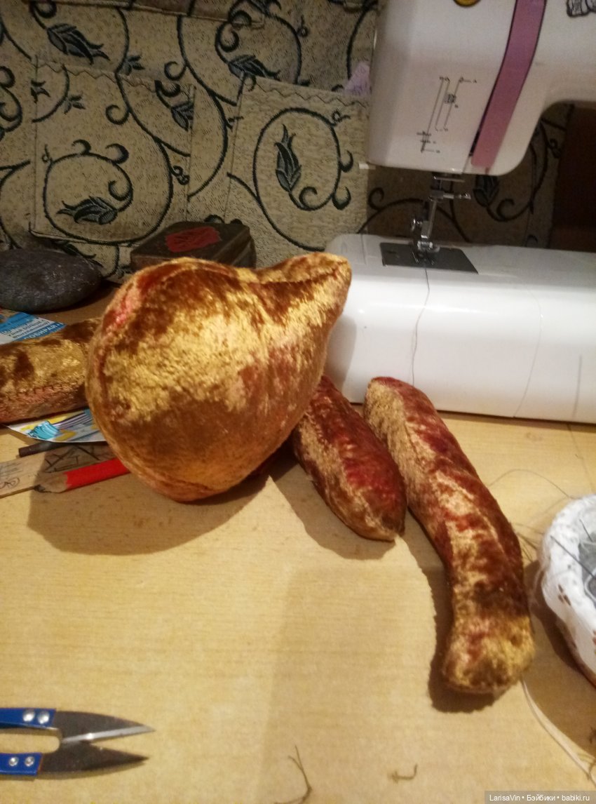 Сшила мишку из советского плюша (фото 3)