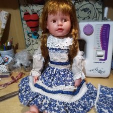 Куколка с новым телом и платьем