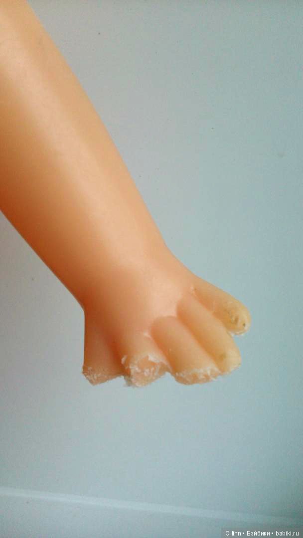 Скажи, откуда ты взялась — Ремонт кукол СССР и ГДР (немок): чернота (фото 4)