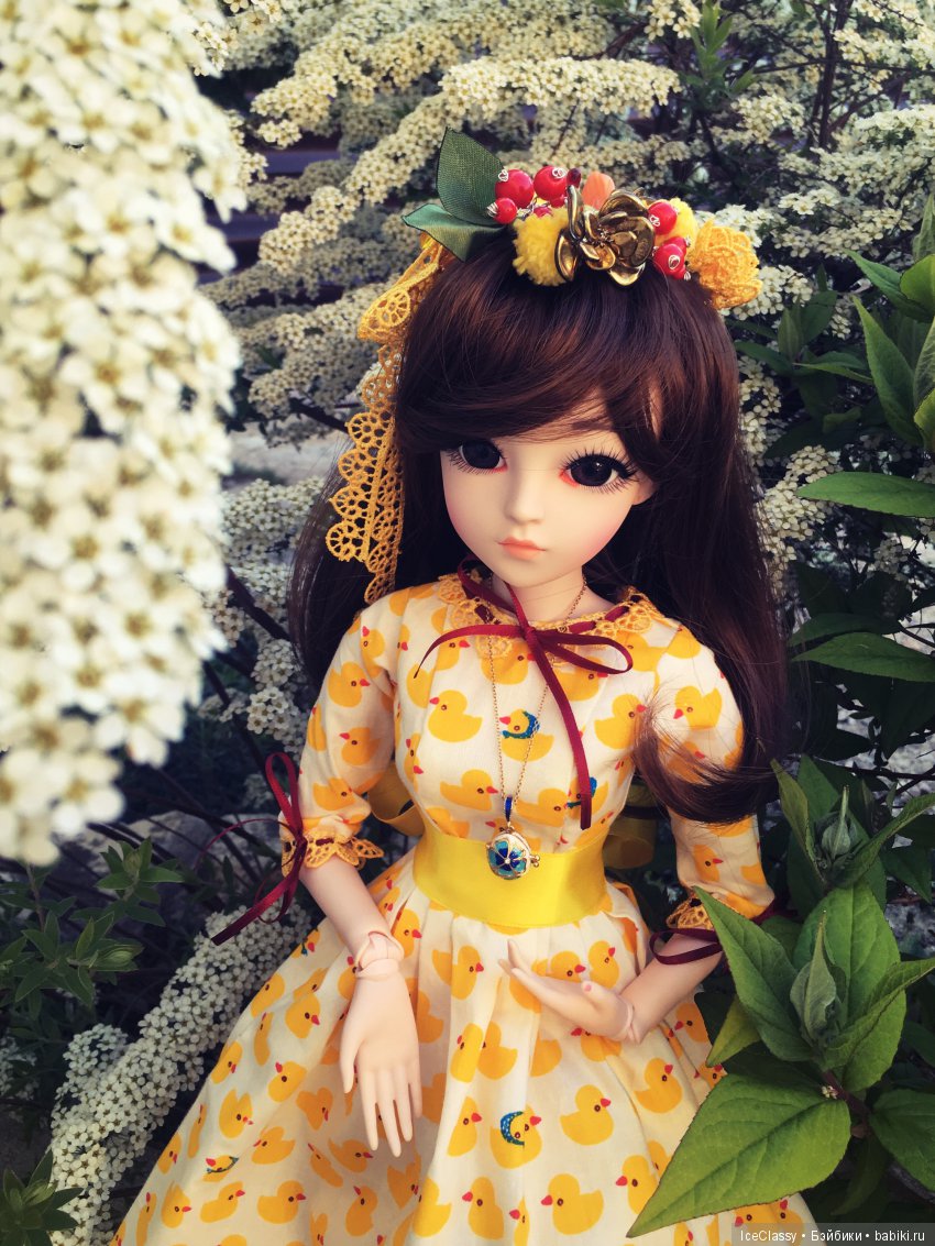 Платье с цыплятами — Куклы Звезды подиума (Angel Collection): шарнирные (фото 2)