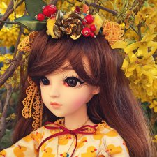 Платье с цыплятами