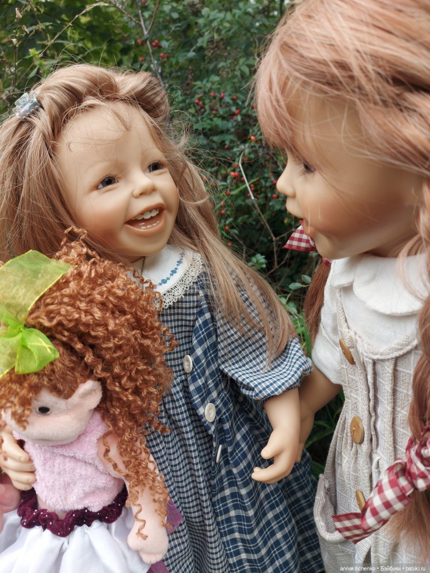 Сбылась мечта! Две подружки хохотушки - коллекционные куклы Brigitte Leman (фото 10)