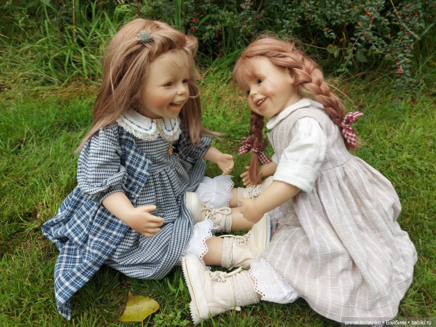 Сбылась мечта! Две подружки хохотушки - коллекционные куклы Brigitte Leman