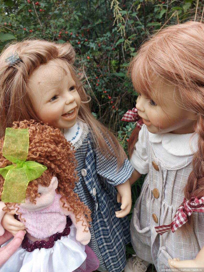 Сбылась мечта! Две подружки хохотушки - коллекционные куклы Brigitte Leman (фото 9)